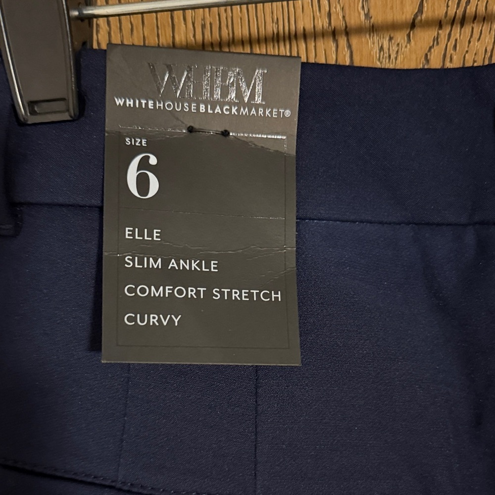 White House Black Market Dark Blue Ankle Pants